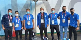 Στο δρόμο της επιστροφής η ομάδα του σκητ