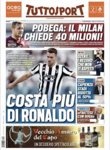 Tuttosport: "Ο Ράμσεϊ κοστίζει περισσότερο από τον Ρονάλντο στην Γιουβέντους" 1 ramsey tuttosport