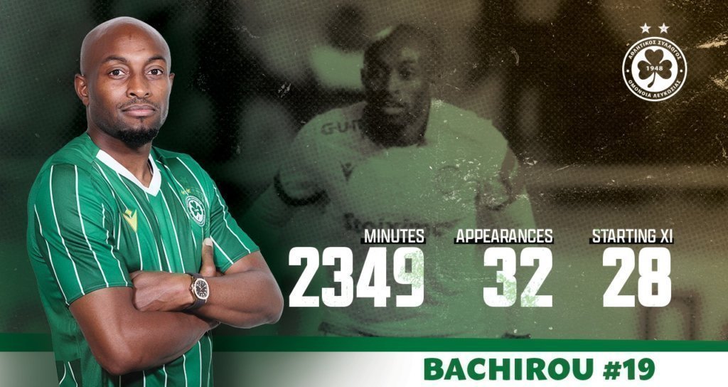 Ομόνοια: Τα στατιστικά του Φουάντ Μπασιρού 1 j 1 1