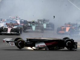 Τρομακτικό ατύχημα στο Γκραν Πρι Βρετανίας – Αναποδογύρισε το μονοθέσιο του Ζου! (UPDATE)