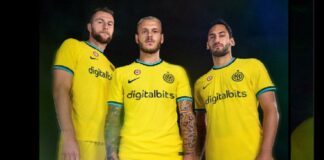 Η τρίτη εμφάνιση της Ίντερ στα… κίτρινα!