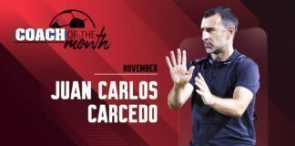 Ο Καρθέδο κορυφαίος προπονητής Νοεμβρίου