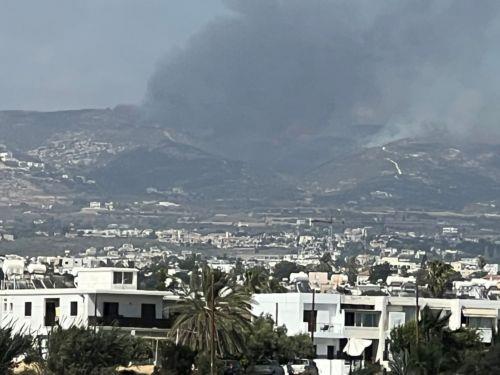 Κοινοτάρχης Τσάδας : Αστραπιαία επεκτάθηκε η φωτια