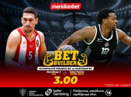 Ολυμπιακός-Παρτιζάν: Ένα bet builder με σούπερ 3άρι!