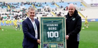 Ομόνοια: Τίμησε Μπεργκ για τους 100 αγώνες