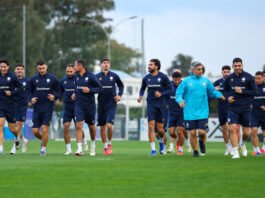 Το φωτορεπορτάζ από την προπόνηση της Εθνικής μας