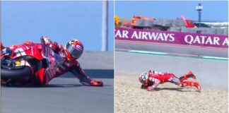 Τρομακτική πτώση για τον Μαρκ Μάρκεθ με 191 χλμ. την ώρα!