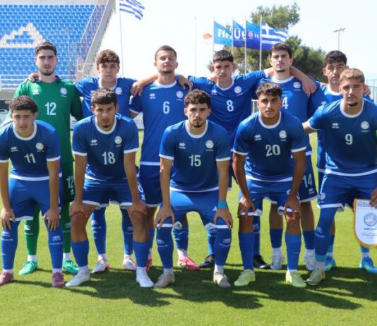 Φιλική ήττα της Εθνικής Νέων Κ-19 από την Ελλάδα