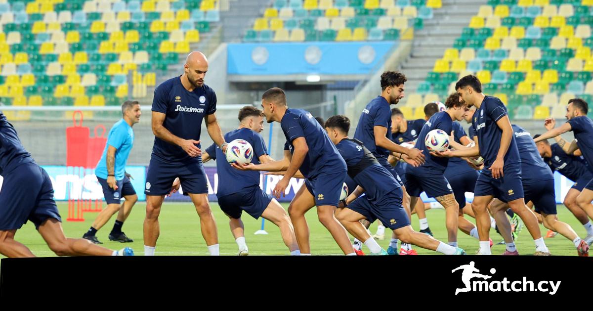 Το φωτορεπορτάζ από την τελευταία προπόνηση της Εθνικής μας