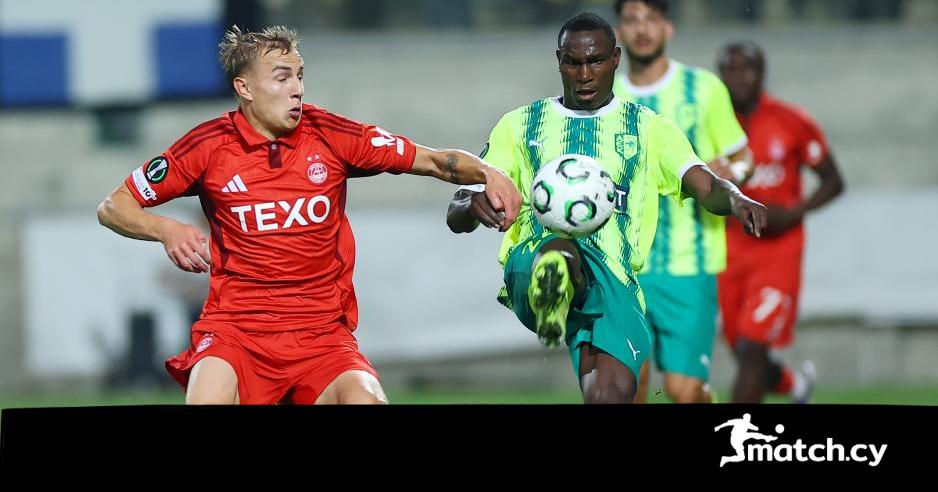 ΑΕΚ – Αμπερντίν (Βίντεο)