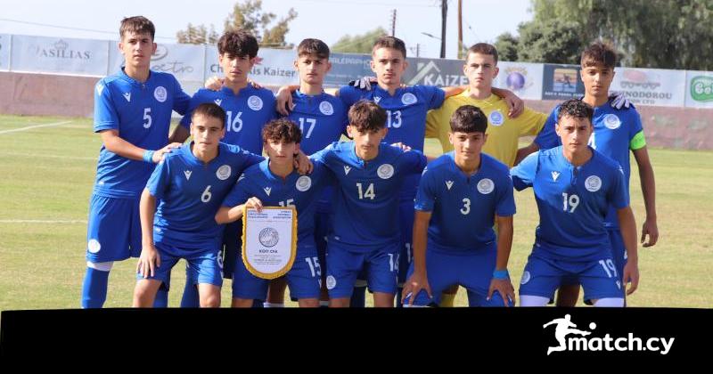 Ήττα για την Εθνική Παίδων Κ-15 με 2-1 από την Σκωτία